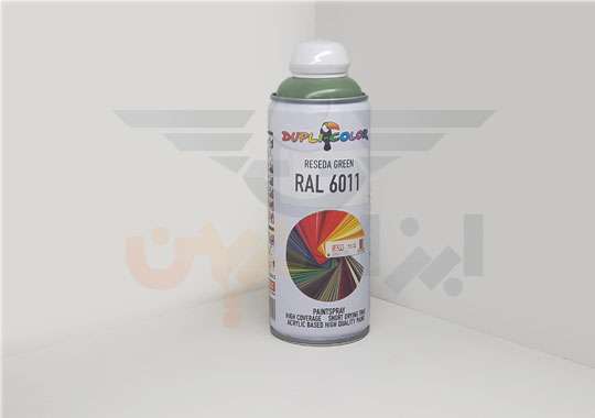 اسپری رنگ سبز6011 دوپلی کالر با قابلیت خشک شدن سریع و پوشش دهی عالی