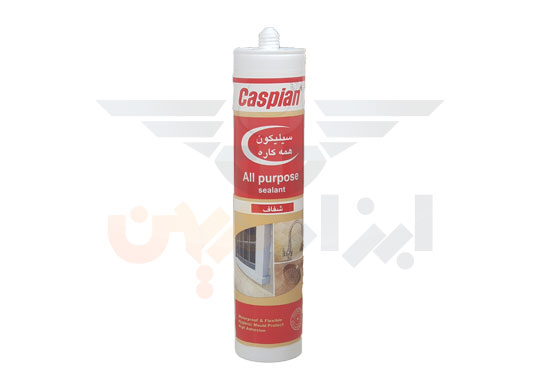 چسب سیلیکون آکواریوم کاسپین شفاف همه کاره حجم 300 میلی لیتر
