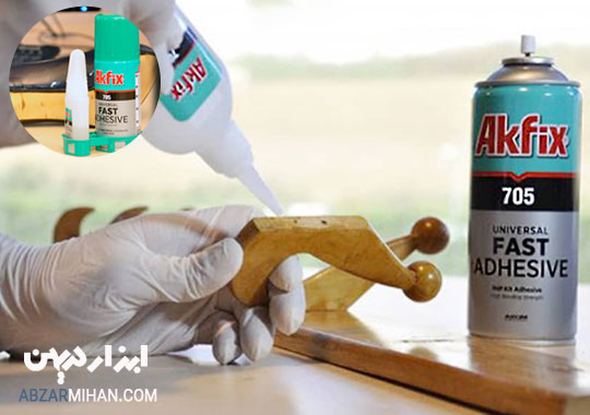 چسب 123 آکفیکس ، نحوه استفاده صحیح از چسب 123 آکفیکس