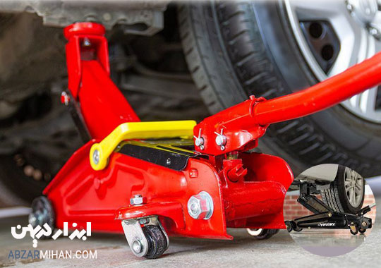 جک سوسماری ابزاری برای بلند کردن خودروهای سواری و سنگین برای تعمیر