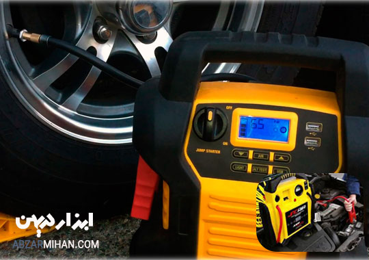 کمپرسور هوا استارتر ماشین شارژی و استارتر باتری خودرو