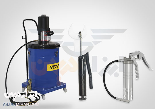 تصویر انواع گریس پمپ سطلی، گریس پمپ دستی و گریس پمپ اهرمی