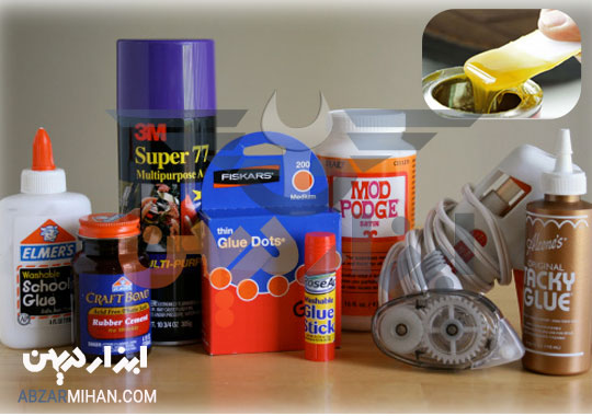 چسب چیست؟ چسب ماده ایست که دو قطعه را به یکدیگر اتصال می دهد