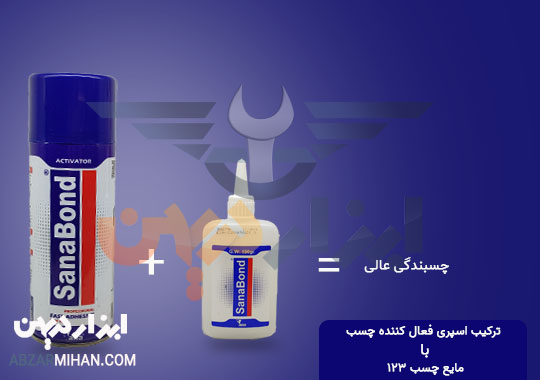 چسب 123 سناباند با چسبندگی عالی مناسب برای چسباندن انواع سطوح