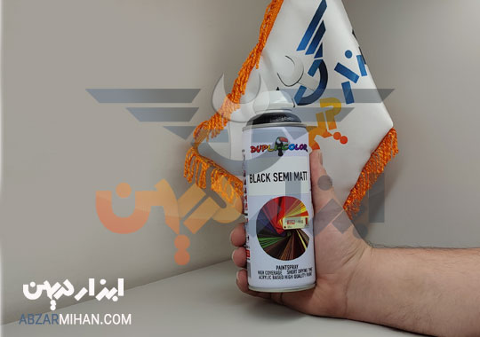 قیمت اسپری رنگ مشکی نیمه مات دوپلی کالر با تضمین کیفیت کالا