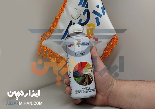 قیمت اسپری رنگ مشکی مات دوپلی کالر عمده و تکی با بالاترین کیفیت