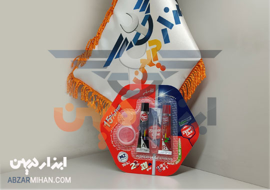 چسب دوقلو فولاد زیپر مات 16 گرمی بهترین چسب دوقلو فولاد