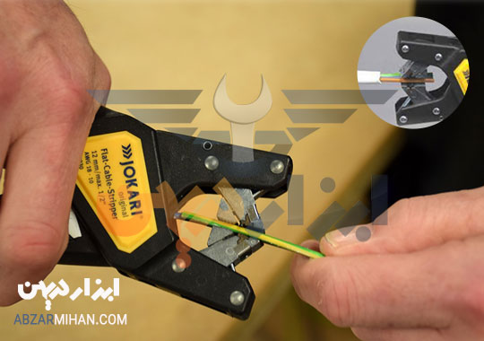 سیم لخت کن اتوماتیک به صورت اتومات سیم را دستگاه نگه میدارد و به راحتی روکش از سیم جدا می شود