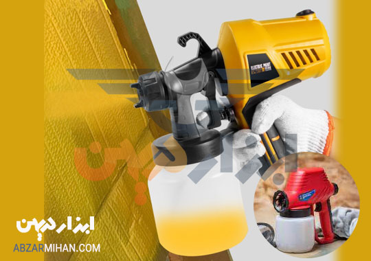 پیستوله رنگ برقی یکی از انواع پیستوله رنگ برای رنگ امیزی