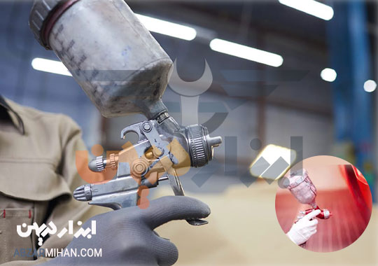 عملکرد پیستوله رنگ بادی با کمپرسور باد می باشد و قدرت عالی برای پاشش رنگ دارد