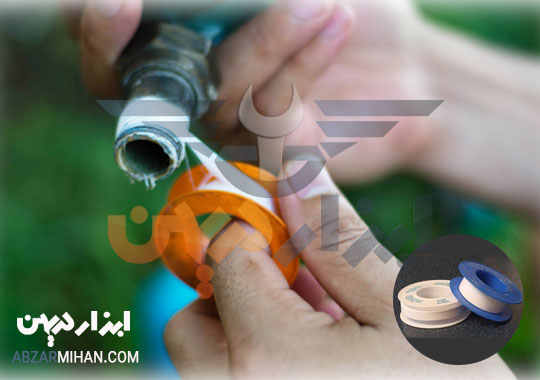 نوار تفلون ابزار ضروری منزل برای آب بندی و جلوگیری از نشتی لوله آب