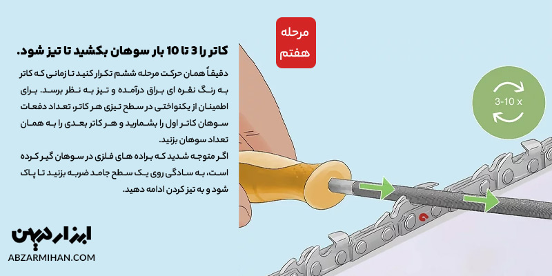 چگونه تیغ اره موتوری را تیز کنیم ؟