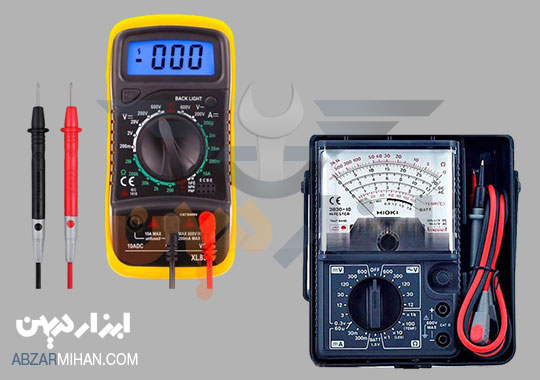 انواع مولتی متر و کاربرد آن ها