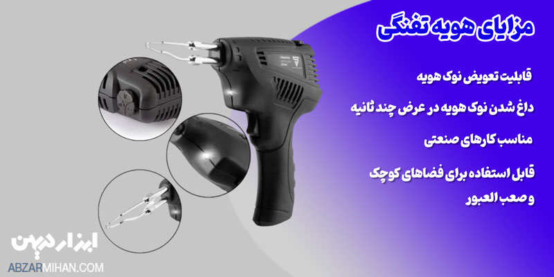 هویه تفنگی به دلیل شباهت ظاهری با تفنگ به این اسم شناخته می شود