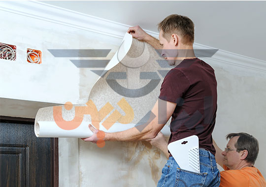 چه زمانی از چسب چوب برای چسباندن کاغذ دیواری استفاده می شود؟