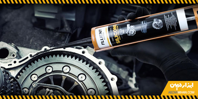 از چسب سیلیکون برای درزگیری و آب بندی استفاده می شود