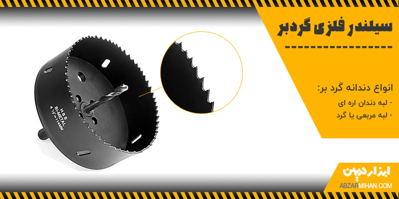 سیلندر فلزی گردبر